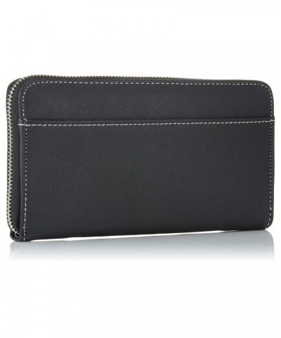 Hair Iron Unic Blue Round Wallet Black, Medium, Clear $31.79 Wallets