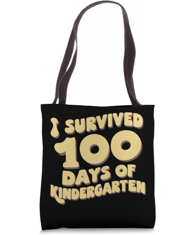 I Survived 100 Days Of Kindergarten Kids Preschool Teacher Tote Bag $12.25 Totes