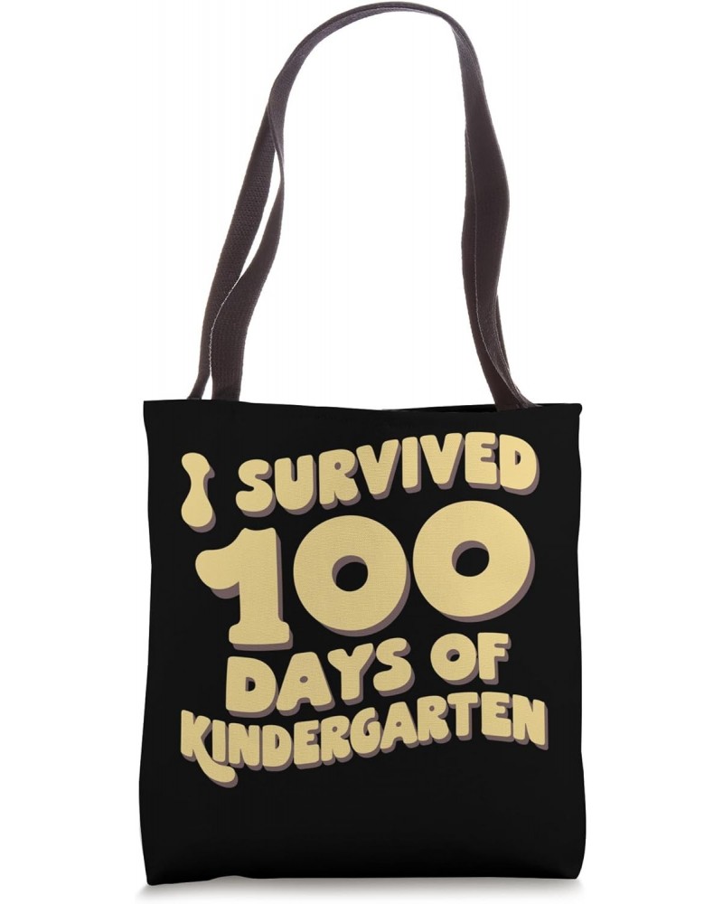 I Survived 100 Days Of Kindergarten Kids Preschool Teacher Tote Bag $12.25 Totes