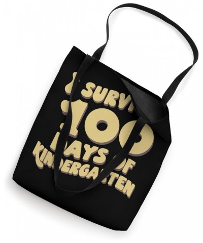 I Survived 100 Days Of Kindergarten Kids Preschool Teacher Tote Bag $12.25 Totes