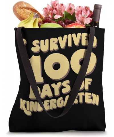 I Survived 100 Days Of Kindergarten Kids Preschool Teacher Tote Bag $12.25 Totes