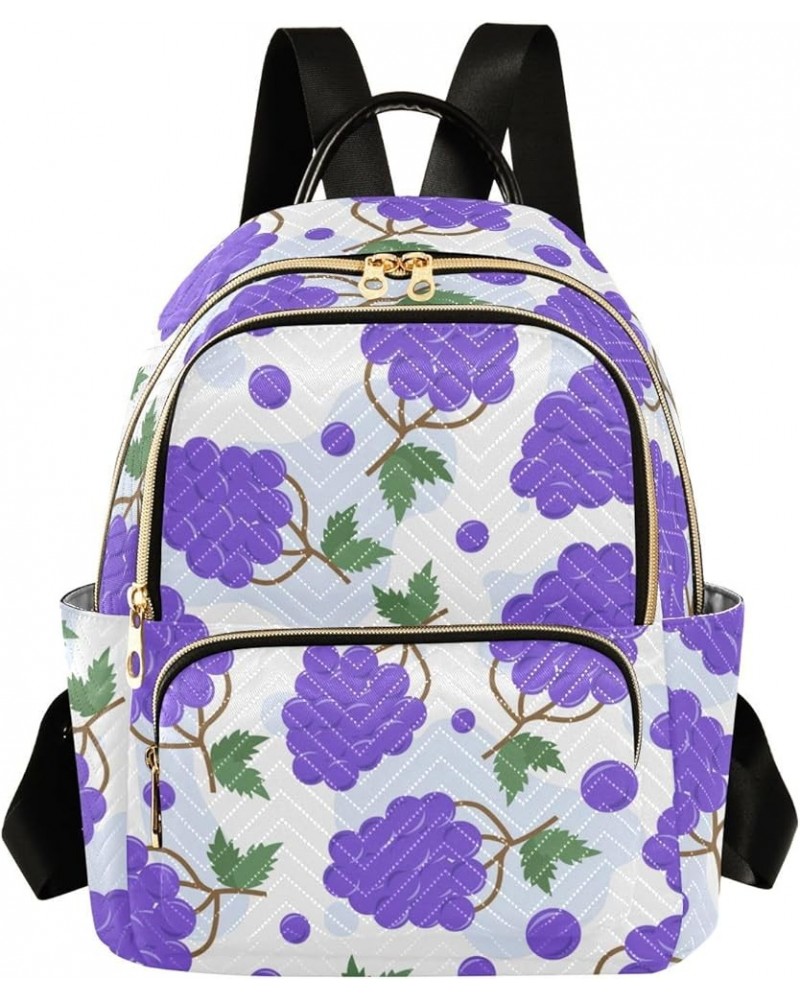 Sweet Grapes Fashion Travel Backpack for Women Multi Pockets Lightweight Purse for Women-S Multicolor Medium $15.19 Backpacks