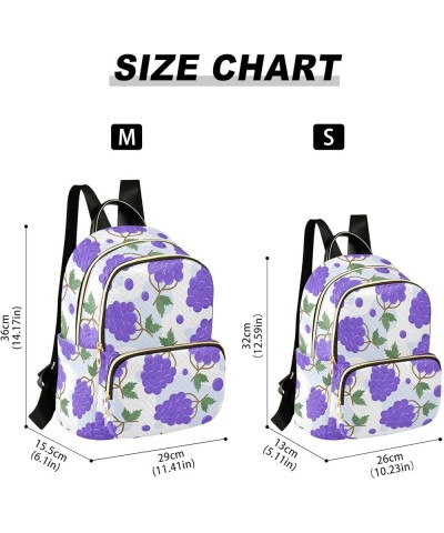 Sweet Grapes Fashion Travel Backpack for Women Multi Pockets Lightweight Purse for Women-S Multicolor Medium $15.19 Backpacks