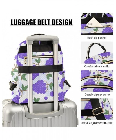 Sweet Grapes Fashion Travel Backpack for Women Multi Pockets Lightweight Purse for Women-S Multicolor Medium $15.19 Backpacks