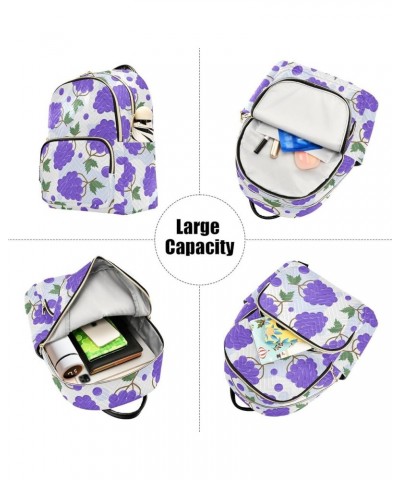 Sweet Grapes Fashion Travel Backpack for Women Multi Pockets Lightweight Purse for Women-S Multicolor Medium $15.19 Backpacks