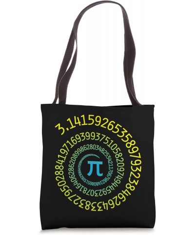 Math Geek Infinite Spiral Pi for Pi Day Tote Bag $10.32 Totes