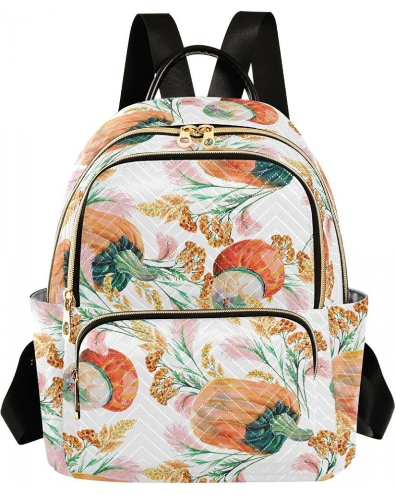 Pumpkins Backpack Purse for Women Anti-theft Small Fashion Travel Backpack with Zipper Weekend Bag,M Medium $14.35 Backpacks