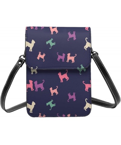 Womens Crossbody Bags Cute Cats Pattern Phone Bag Wallet Purses Adjustable Strap Cute Cats Pattern (1) $17.42 Crossbody Bags