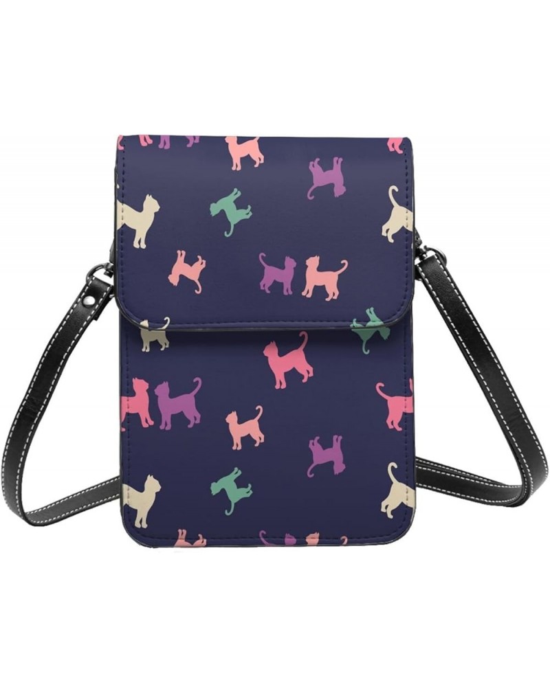 Womens Crossbody Bags Cute Cats Pattern Phone Bag Wallet Purses Adjustable Strap Cute Cats Pattern (1) $17.42 Crossbody Bags