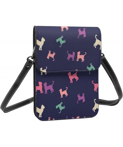 Womens Crossbody Bags Cute Cats Pattern Phone Bag Wallet Purses Adjustable Strap Cute Cats Pattern (1) $17.42 Crossbody Bags