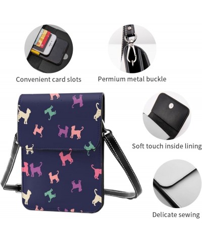 Womens Crossbody Bags Cute Cats Pattern Phone Bag Wallet Purses Adjustable Strap Cute Cats Pattern (1) $17.42 Crossbody Bags