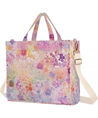 Colorful Pattern with Lots Of Circles Women's Tote Handbags Top Handle Satchel Shoulder Bag Crossbody Bag M $14.19 Totes