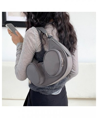 Casual Shoulder Bag Versatile & Stylish Messenger Bag Soft Underarm Bag Pillow Shape Handbag Durable for Everyday Use Black $...