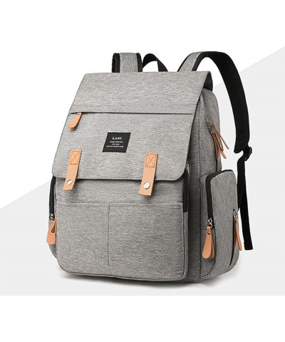 LAND Mommy Backpack Bag With Padded Backpack With Large Capacity Maternity Travel Bag Baby Care Womens Backpack Travel (Grey,...