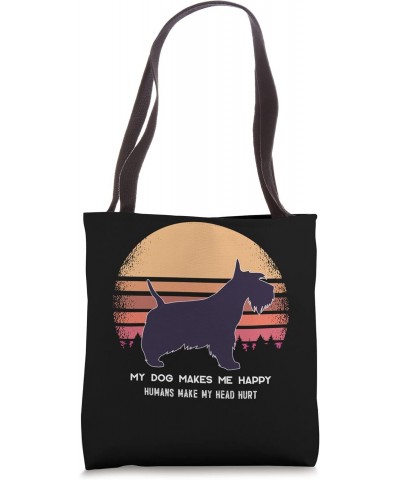 Scotty Dog Aberdeen Terrier Dog Breed Tote Bag $12.25 Totes