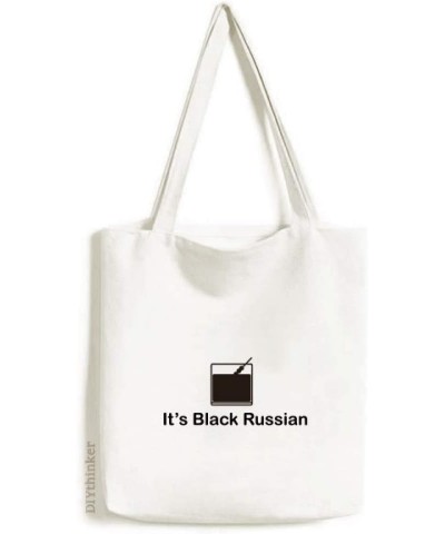 Black Russian Art Deco Gift Fashion Tote Canvas Bag Shopping Satchel Casual Handbag $17.97 Totes