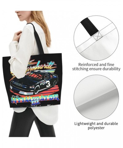 Dale Racer Earnhardt Women's Tote Bag Large Capacity Shoulder Bags Casual Handbags Shopping Grocery Bag Work Bag $12.89 Totes