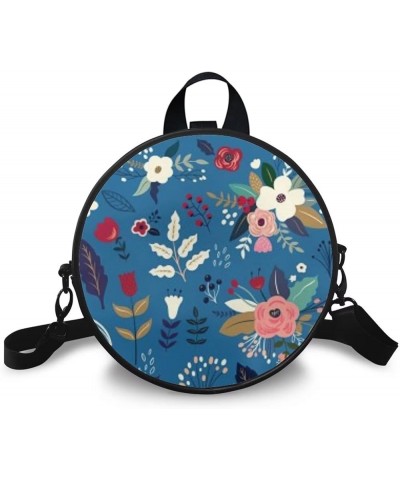 Womens Fashion Shoulder Bag Retro Classic Crossbody Zipper Pocket Adjustable Strap Graphics Small Purses Floral $13.16 Totes