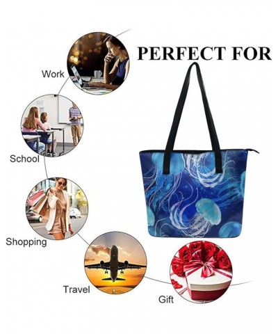 Large Tote Bag Fashion Portable Handbags With Zipper For Women And Men Color24 $14.25 Totes