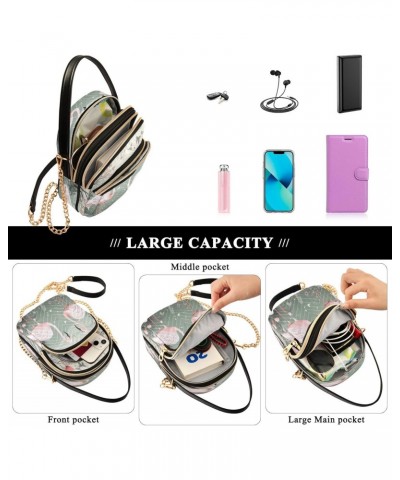 Flamingo Shoulder Bags for Women Retro Classic Handbag Purse Small Purses with Chain $11.96 Totes