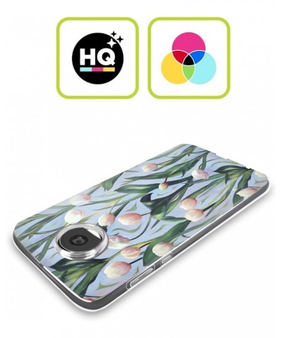 Officially Licensed Micklyn Le Feuvre Collage of Flowers and Pattern Florals 2 Soft Gel Case Compatible with Motorola Moto G7...