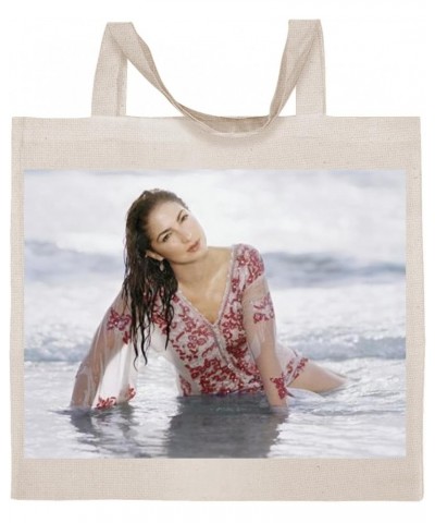 Gloria Estefan - Cotton Photo Canvas Grocery Tote Bag IDPP51467 $19.71 Totes