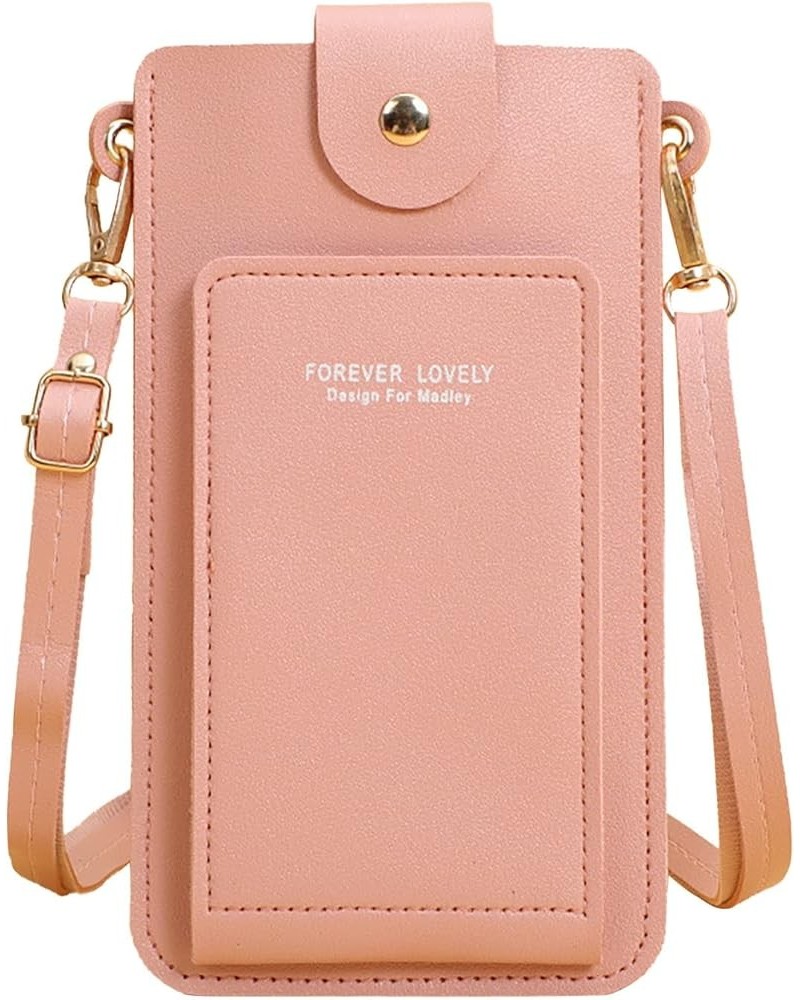 Touch Screen Crossbody Cellphone Purse,Blocking Wallet with Card Slots Lightweight Small Shoulder Bag Card Holder Pink $7.79 ...