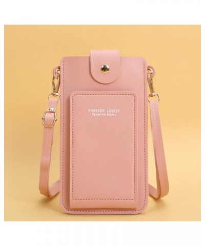 Touch Screen Crossbody Cellphone Purse,Blocking Wallet with Card Slots Lightweight Small Shoulder Bag Card Holder Pink $7.79 ...