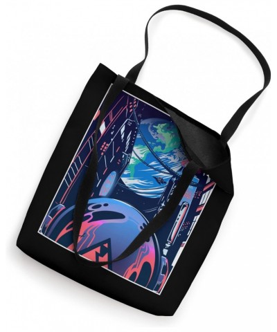 City Art Future Space Astronaut Earth Art Design Tote Bag $14.40 Totes