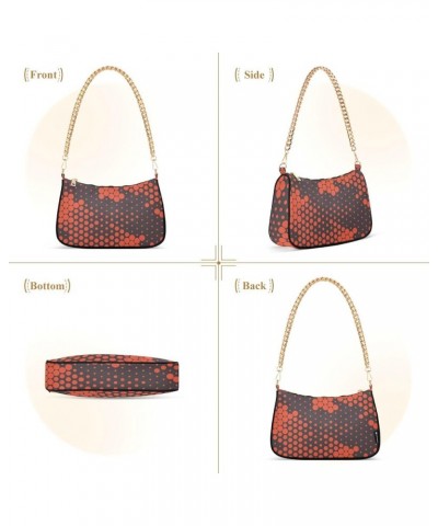 Shoulder Bags for Women, Camouflage Style Hobo Tote Handbag, Retro Chain Bag Purse with Zipper Color04 $17.39 Shoulder Bags