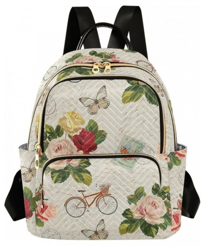 Flowers Butterflies Backpack Purse for Women Fashion Ladies Shoulder Bags Travel Bag Back Pack Handbag Lady Purse,M Small $19...