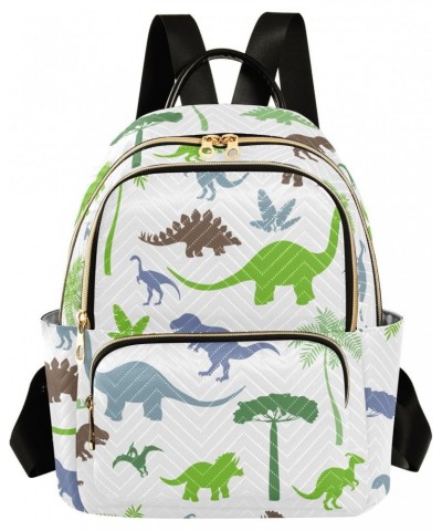 Dinosaurs Fashion Backpack Purse for Women Multipurpose Casual Daypack with Multi Pockets & Secured Zipper Ladies Gift for Wo...