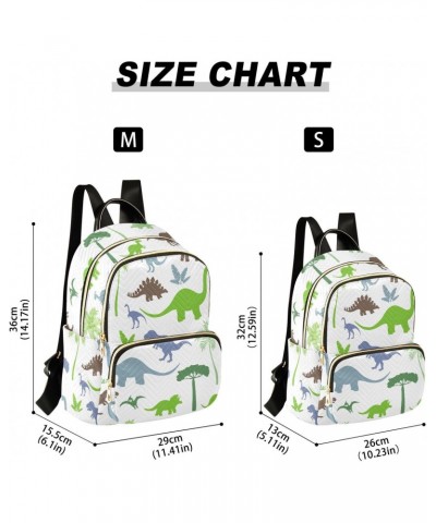 Dinosaurs Fashion Backpack Purse for Women Multipurpose Casual Daypack with Multi Pockets & Secured Zipper Ladies Gift for Wo...