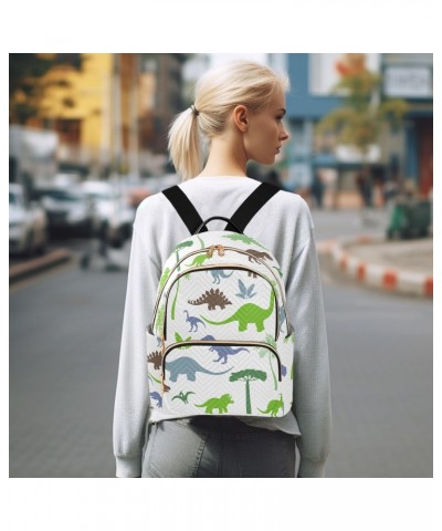 Dinosaurs Fashion Backpack Purse for Women Multipurpose Casual Daypack with Multi Pockets & Secured Zipper Ladies Gift for Wo...