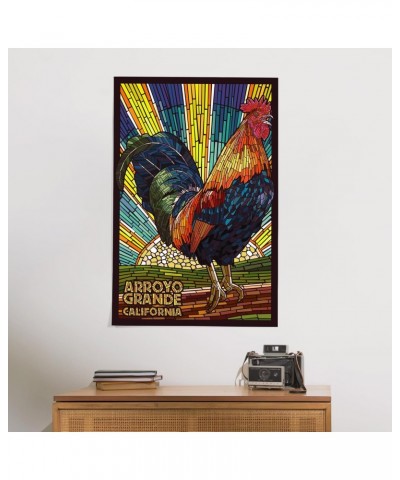 24x36 Inch Giclee Print, Arroyo Grande, California, Rooster Mosaic $27.99 Totes