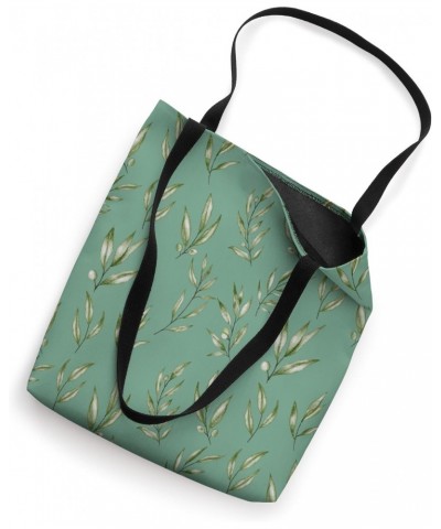 Wildflower Flowers Retro Olive Green Floral Boho Tote Bag $9.89 Totes