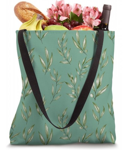 Wildflower Flowers Retro Olive Green Floral Boho Tote Bag $9.89 Totes