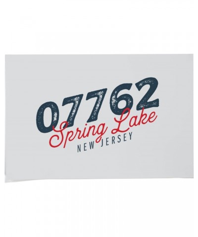 24x36 Inch Giclee Print, Spring Lake, New Jersey, Zip Code, Blue and Red $28.99 Totes