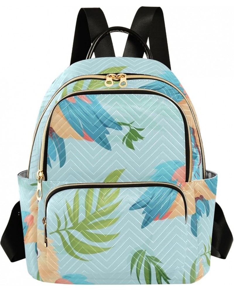 Mini Backpack Purse for Women, Lovely Parrots Travel Bag Casual Daypack Shoulder Bag Medium $13.76 Backpacks