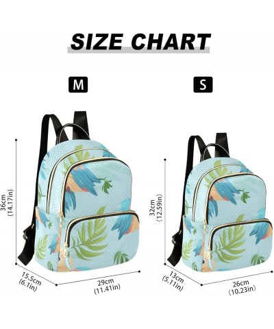 Mini Backpack Purse for Women, Lovely Parrots Travel Bag Casual Daypack Shoulder Bag Medium $13.76 Backpacks