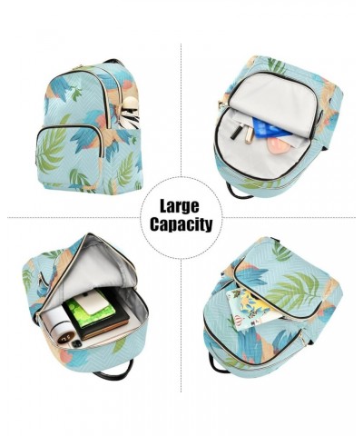 Mini Backpack Purse for Women, Lovely Parrots Travel Bag Casual Daypack Shoulder Bag Medium $13.76 Backpacks