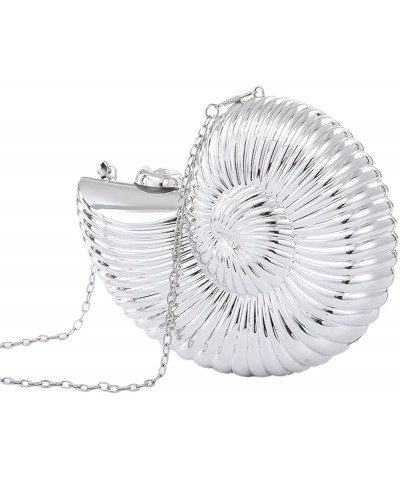 Small Purses For Women Crossbody, Seashell Purse, Sense Conch Bag Acrylic Bag Silver $22.92 Totes