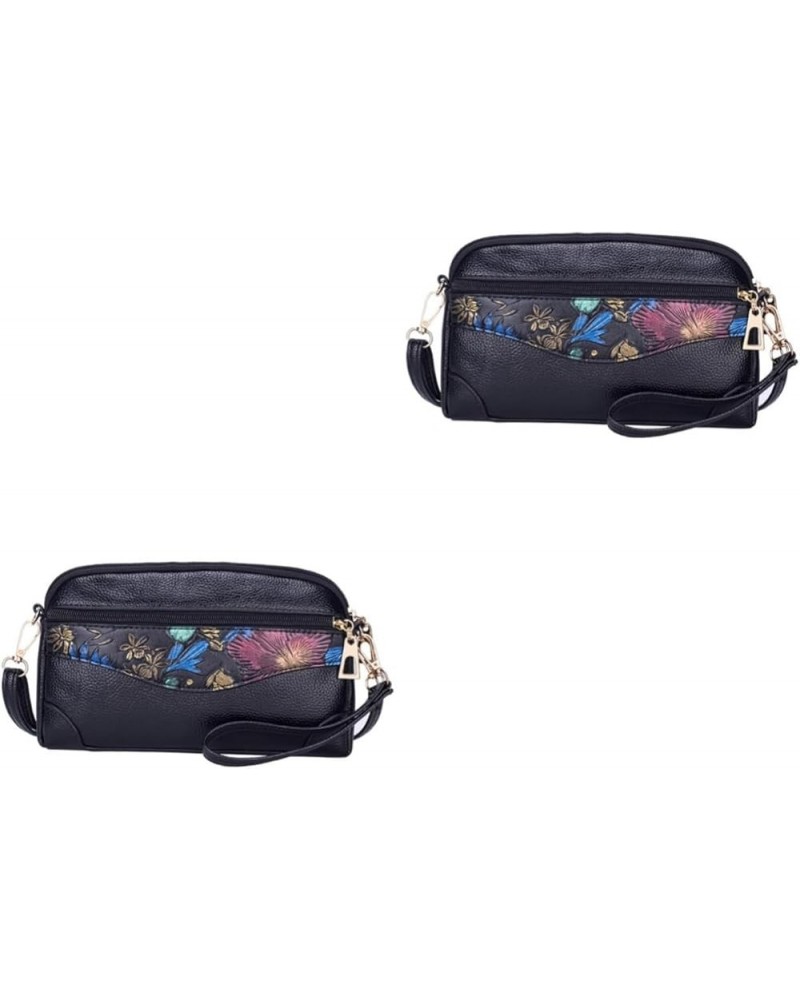 2 Pcs Pocket Wallets for Women Ladies Tote Handbags Tote for Women Pocketbooks for Women National Style As Shownx2pcs $10.86 ...