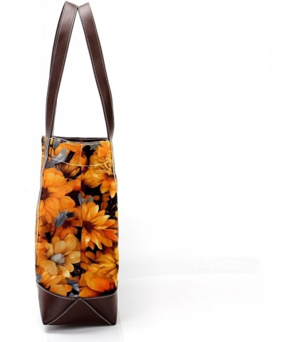 Panda Canvas Leather Mix Tote Bag 13.3x4.7x12.2 in - Hand-Held Fashionable Carryall $24.95 Totes