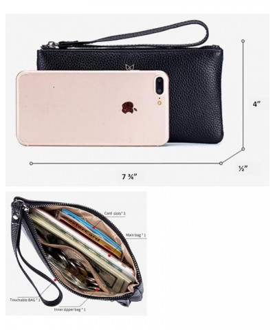 Genuine Leather Touch Screen Phone Clutch Bag Wristlet Handbag Wallet for Women Girls Lilac $11.28 Wristlets