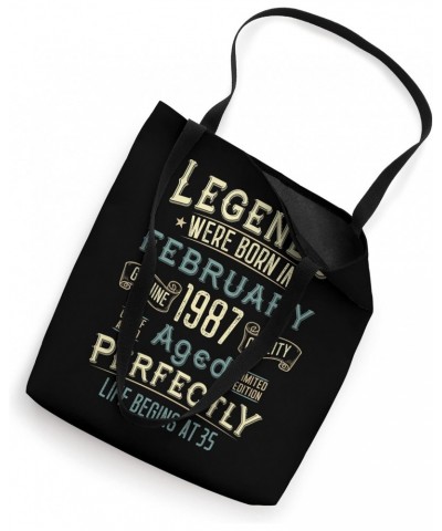 Vintage February 1987 35Th Birthday 35 Year Old Men Women Tote Bag $13.71 Totes