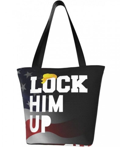 Lock Him Up Fashion Shoulder Bag Large Capacity For Man Or Woman $18.01 Totes