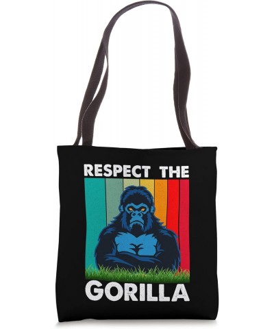 Respect The Gorilla Tote Bag $14.03 Totes