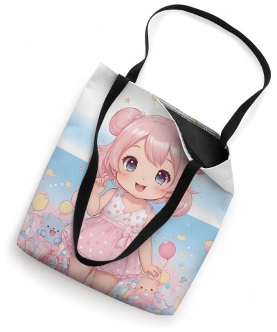 Kawaii Pastel Cute Chibi Japanese Stuff Design Print Tote Bag $14.74 Totes