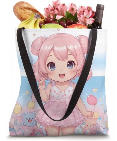 Kawaii Pastel Cute Chibi Japanese Stuff Design Print Tote Bag $14.74 Totes